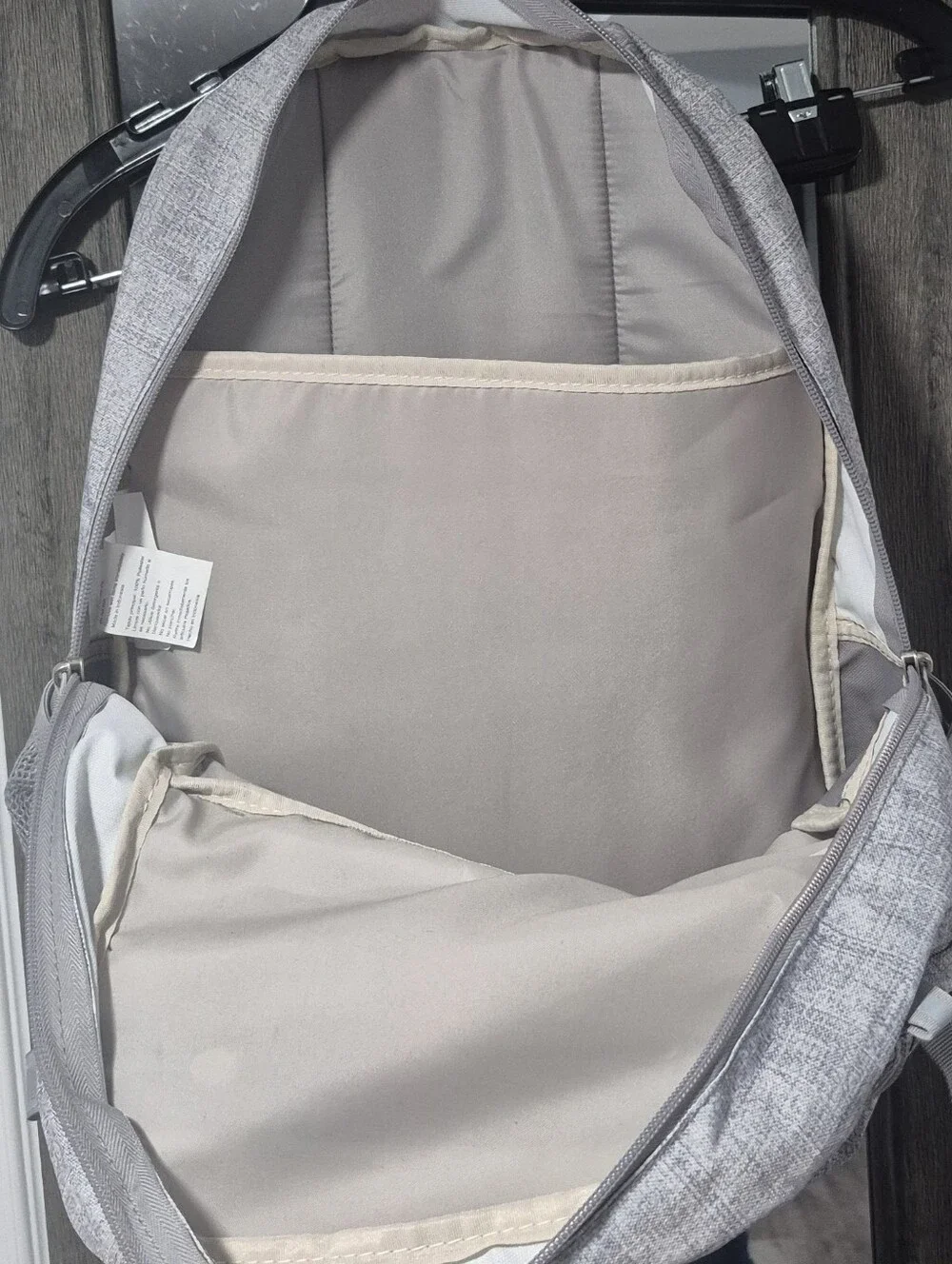 High Sierra Light Gray Textured Backpack